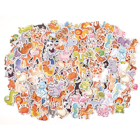 Playbox Foam Figures Stickers - Animals (500 Pieces)