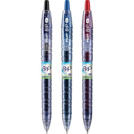 Pilot B2P Gel Rollerball Pens - Assorted Colours (Set of 3)