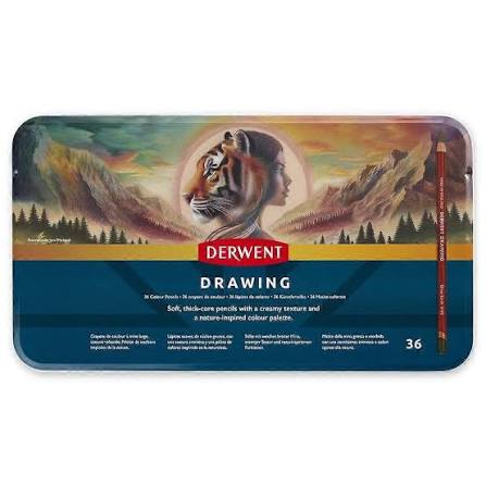 Derwent Drawing Pencils (Tin of 72)