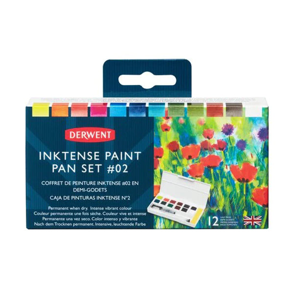 Derwent Inktense Paint Palette 2 (12 Pans)