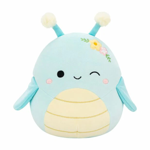 Squishmallows 7.5 Inch - Giles Winking Blue Grasshopper