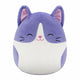 Squishmallows 7.5 Inch - Tzeitel Lavender and White Cat