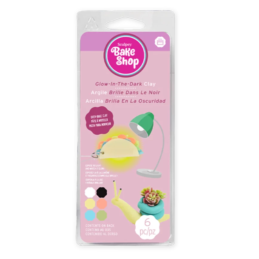 Sculpey Bake Shop Glow in the Dark Multi-pack 6 Pack