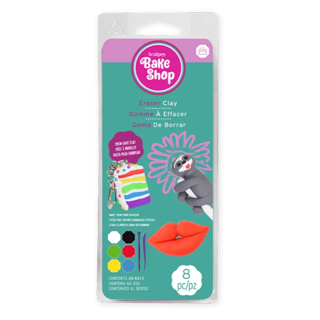 Sculpey Bake Shop Eraser Multipack Kit - 8 Pieces