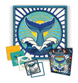 Splat Planet Wood Art Kit - Whale