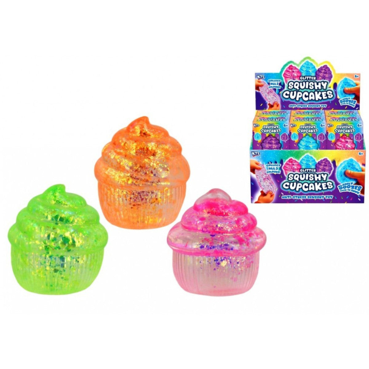 Squishy Glitter Cakes (Assortment)
