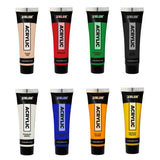 Zieler Premium Acrylic Paints Set – 8 Colours (75ml)