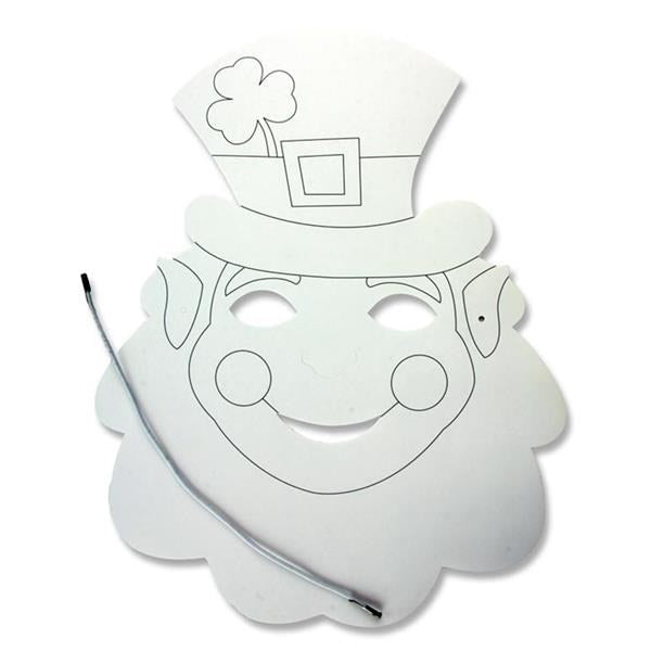 CRAFTY BITZ PK.10 LEPRECHAUN MASKS – Art & Hobby