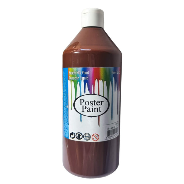 Poster Paint Brown 1 Litre