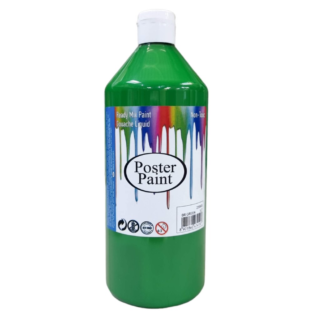 Poster Paint Dark Green 1 Litre