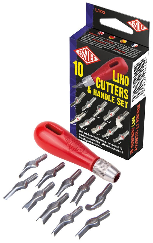 Lino Cutter And 10 Blades