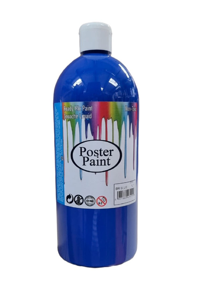 Poster Paint Dark Blue (1Litre)