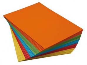 A4 Asstorted Bold Colour Paper 100 Sheets