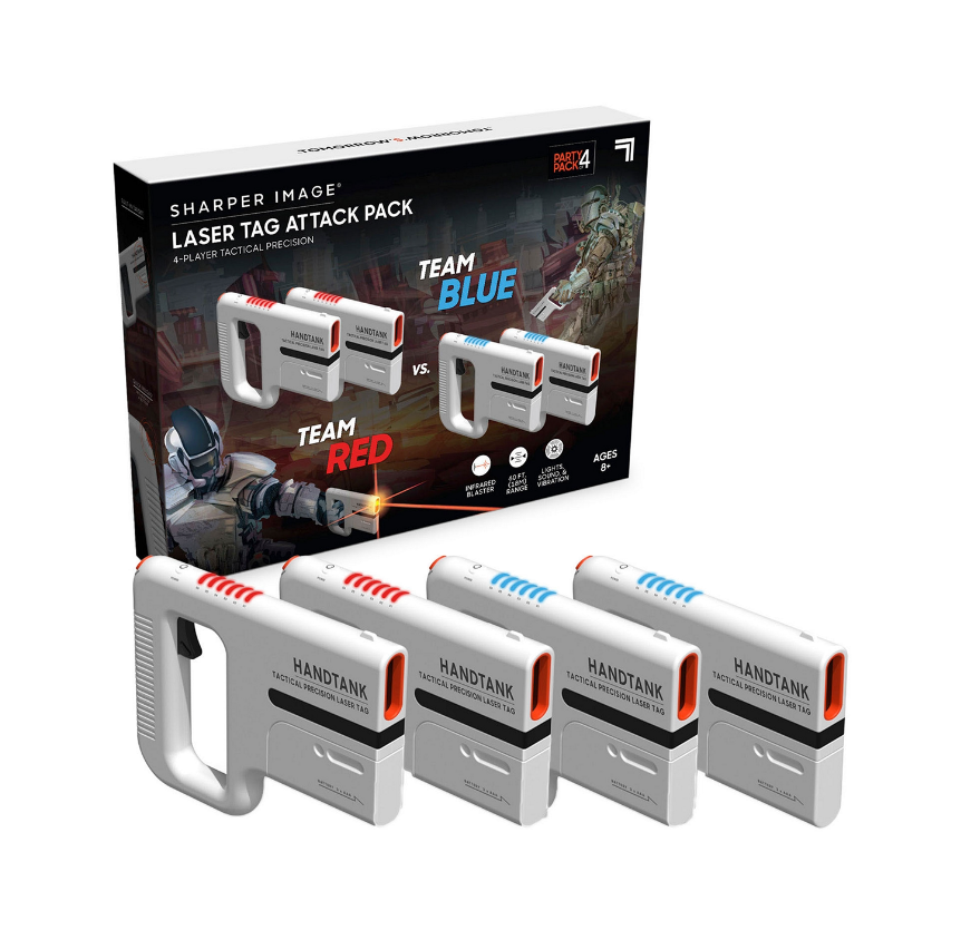 Sharper Image Toy Laser Tag Handtank Attack Pack of 4