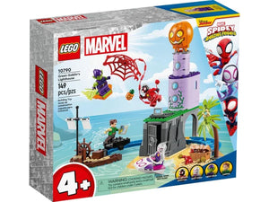 Lego Team Spidey at Green Goblins Lighthouse