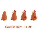 Hey Clay - Farm Birds: Duck, Goose, Hen (6 Can Set)