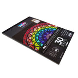 Zieler A4 Black Cartridge Paper - 140gsm (30 Sheets)