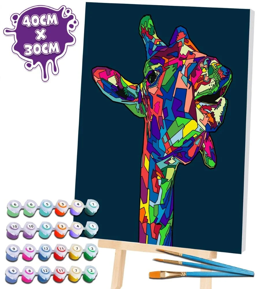 Giraffe Paint by Numbers