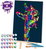 Giraffe Paint by Numbers