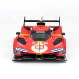 Burago 1:24 Model Kit Ferrari 499P Le Mans HYPERC