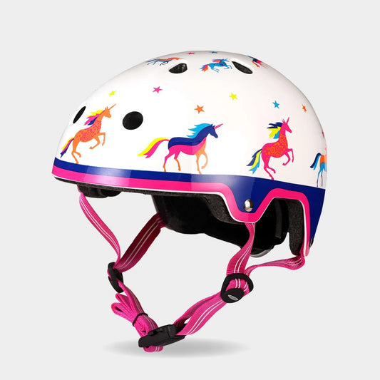 Micro Scooters Deluxe Premium Patterned Helmet: Unicorn