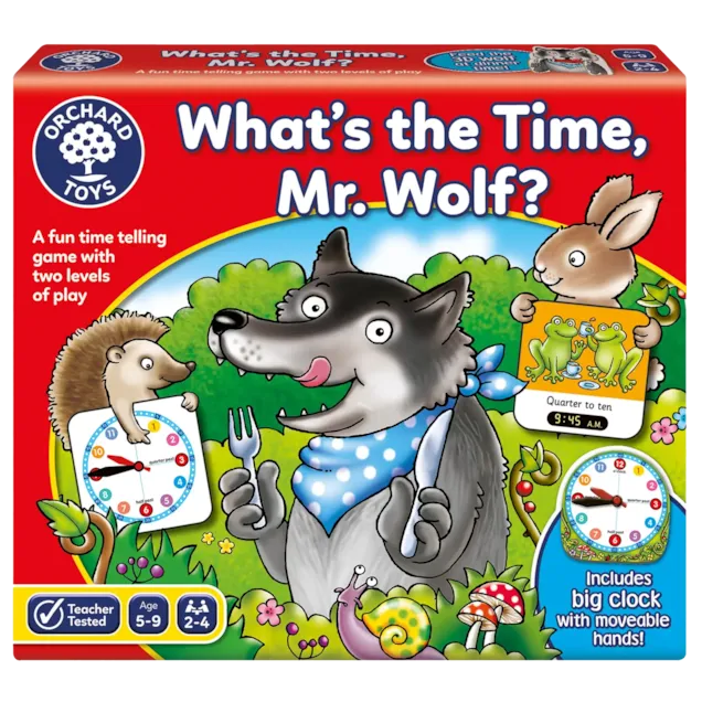 Orchard Toys What's the Time, Mr Wolf? Game