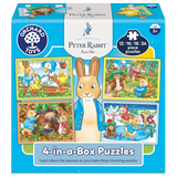 Orchard Toys Peter Rabbit 4 In A Box Puzzles
