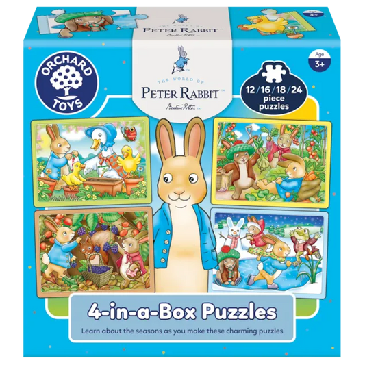 Orchard Toys Peter Rabbit 4 In A Box Puzzles