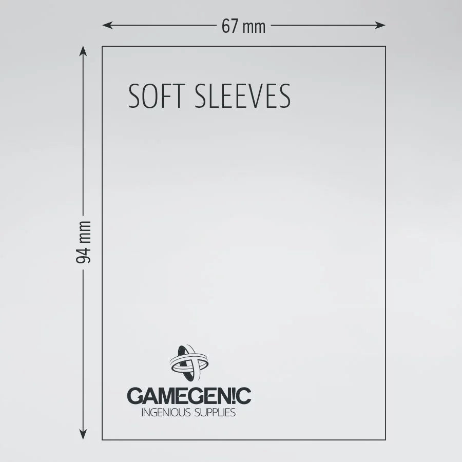 Gamegenic Card Soft Sleeves (100 Pack)