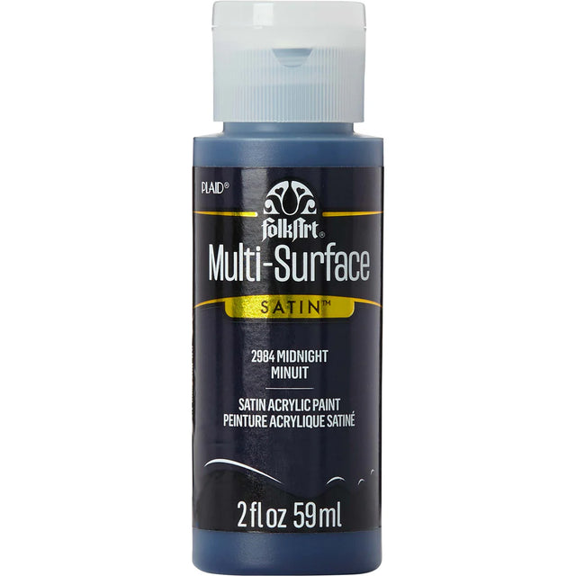 FolkArt Multi-Surface Acrylic 59ml - Midnight