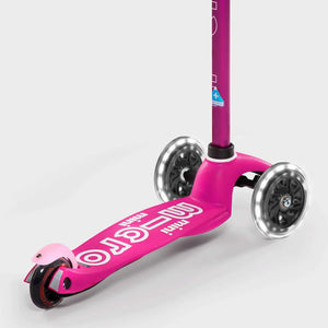 Mini Micro Deluxe Scooter Light up Wheels: Pink