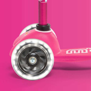 Mini Micro Deluxe Scooter Light up Wheels: Pink