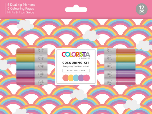 Colorista - Colouring Kit - Mindfully Calm 12pc