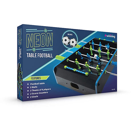 Neon Table Soccer Game