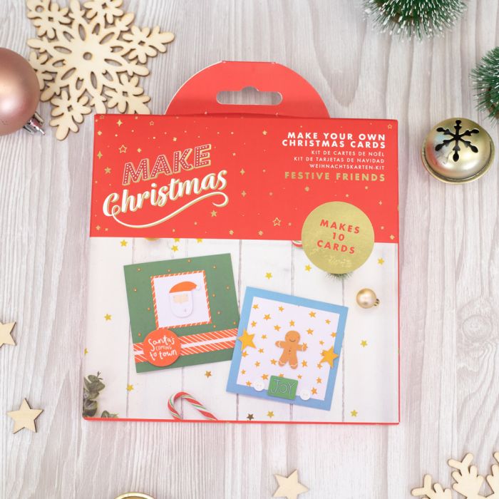 Make Christmas Kit - Card Making Kit - Festive Friends - 10pk