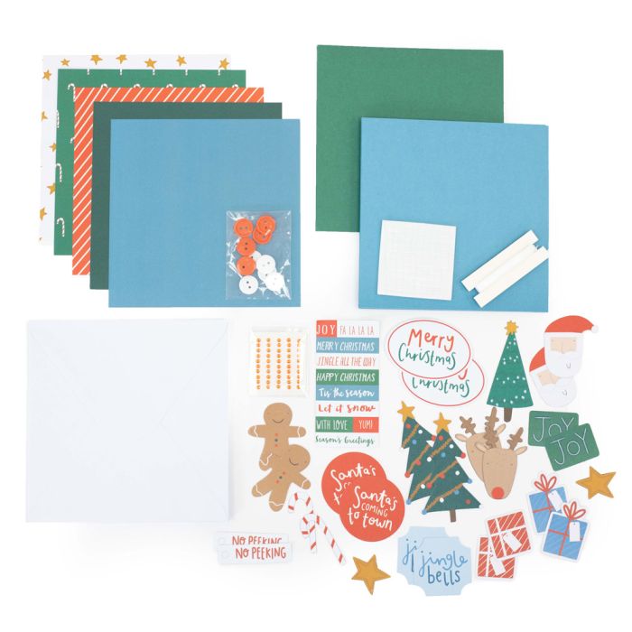 Make Christmas Kit - Card Making Kit - Festive Friends - 10pk