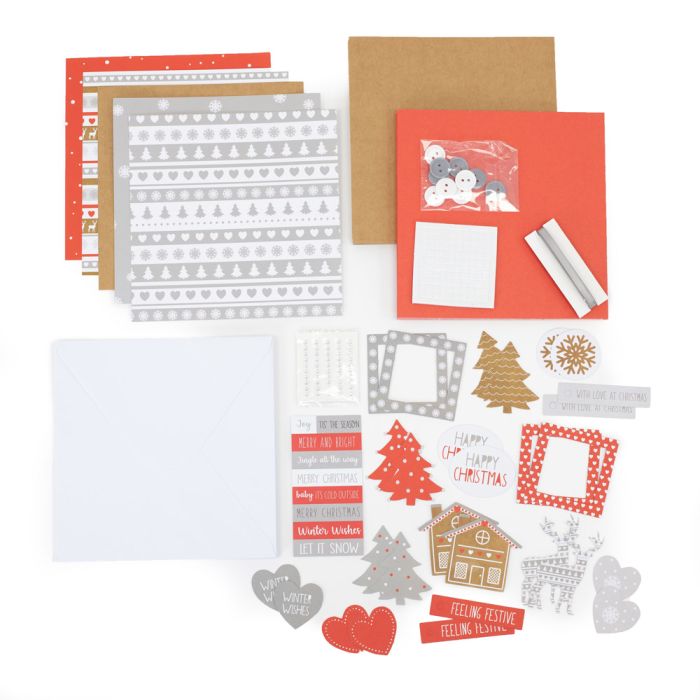Make Christmas Kit - Card Making Kit - Nordic - 10pk