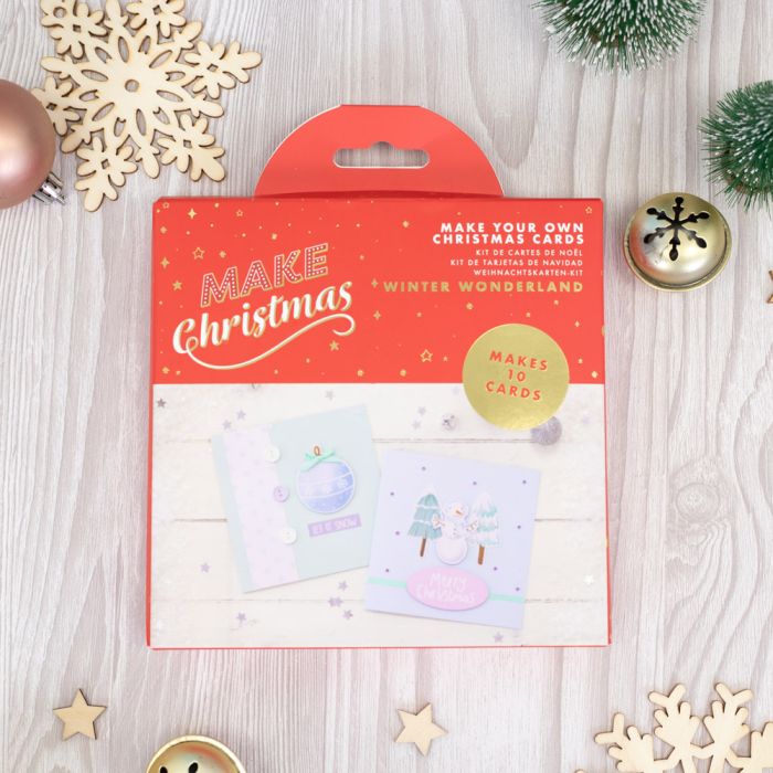 Card Making Kit - Winter Wonderland - 10pk