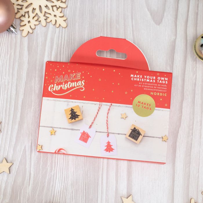 Make Christmas Kit - Tag Making Kit - Nordic - 10pk