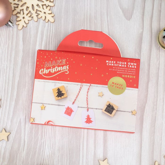Make Christmas Kit - Tag Making Kit - Nordic - 10pk
