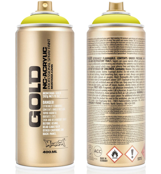 Montana GOLD Spray Paint 400ml - Poison Light (CL6310)