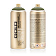 Montana GOLD Spray Paint 400ml - Olive Green (CL6340)