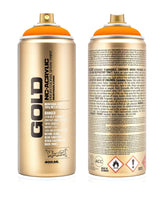 Montana GOLD Fluorescent Spray Paint - Power Orange (F2000)