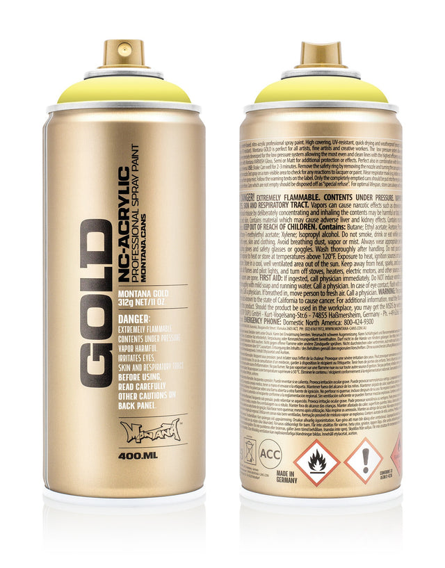 Montana GOLD Spray Paint 400ml - Butta (G1100)