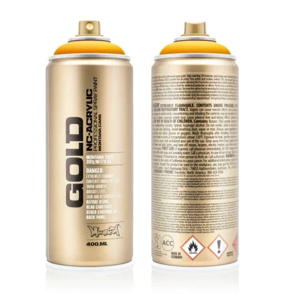 Montana GOLD Spray Paint 400ml - Yolk (G1230)