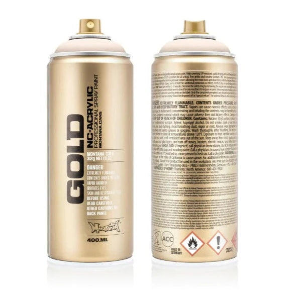 Montana GOLD Spray Paint 400ml - Orange Ice (G2010)