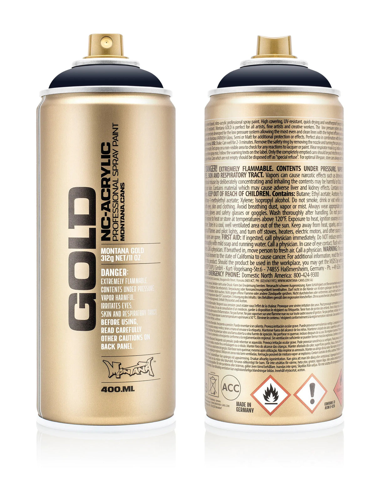 Montana GOLD Spray Paint 400ml - Cassis (G4190)