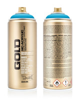 Montana GOLD Spray Paint 400ml - Light Blue (G5040)