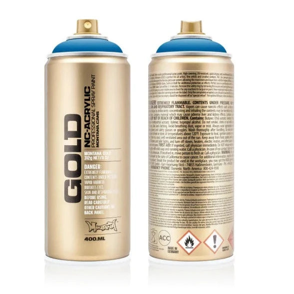 Montana GOLD Spray Paint 400ml - Blue Magic (G5060)