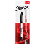 Sharpie Twin Tip Permanent Marker - Black